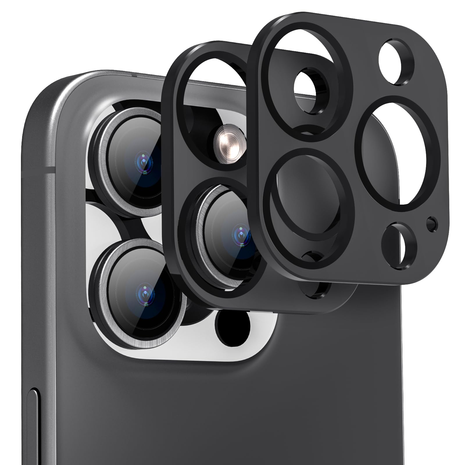 Amazon | カメラレンズカバー iPhone15Pro用 航空アルミ製カメラ保護