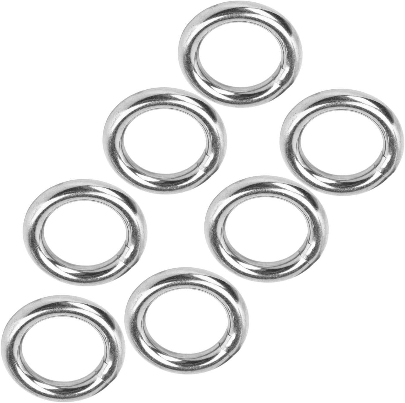 Metal O Rings, Multi Purpose Metal O Ring, Non Welded O Rings for Hardware Bags Rings Hand Accessories Keychains