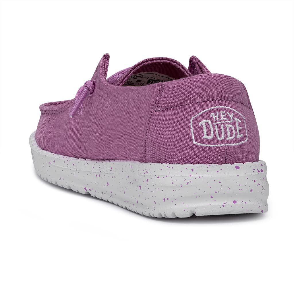 HEYDUDE Fille Wendy Youth Slub Canvas MOC Toe Shoes