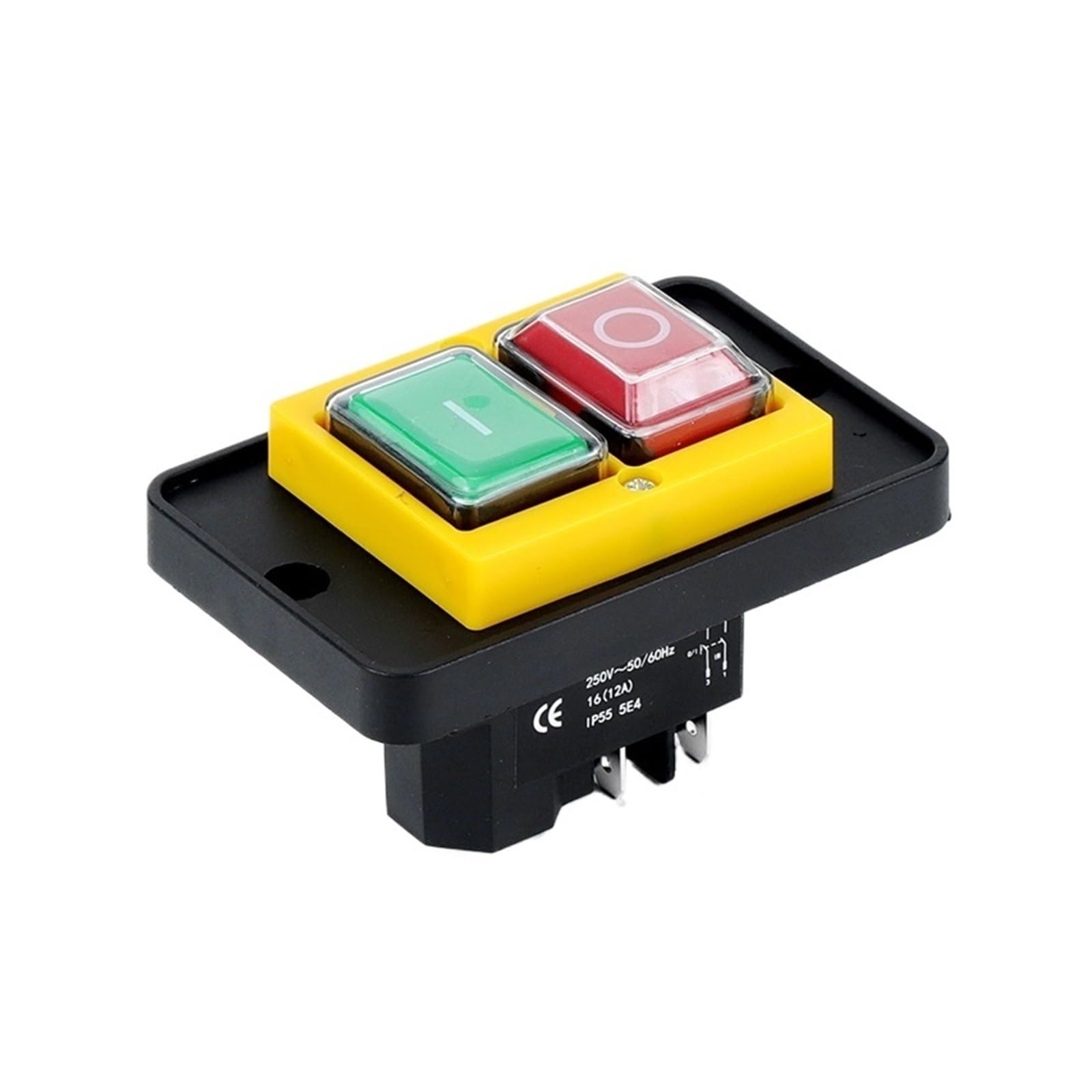 JGNAYRKJQI YCZ4-D Electromagnetic Switch Starter Push Button Machine Tool Equipment IP54 Waterproof Safety Control Replace
