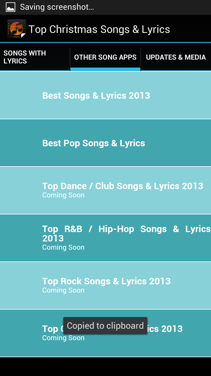 Top Christmas Songs & Lyrics App on Amazon Appstore