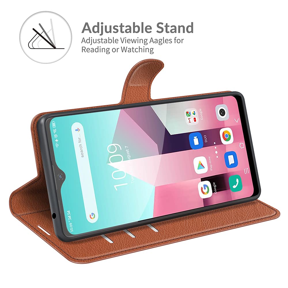 Fertuo Cover per Blackview A80 Plus / A80 Pro, Custodia a Libro in Pelle Flip Case Portafoglio