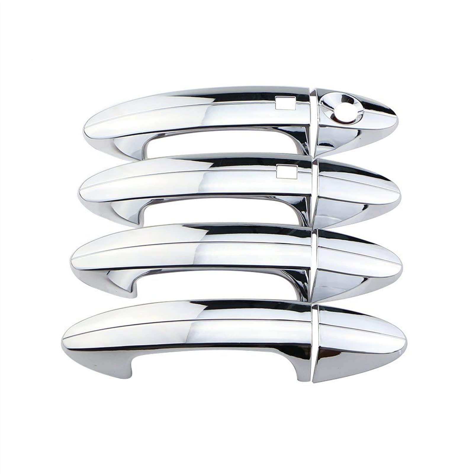 Fahbstr 2 Exterior Door Handle Cover For Fiesta Ecosport 013-020 Carmilla 8Pcs/Set Abs Chrome Door Handle Cover(2)