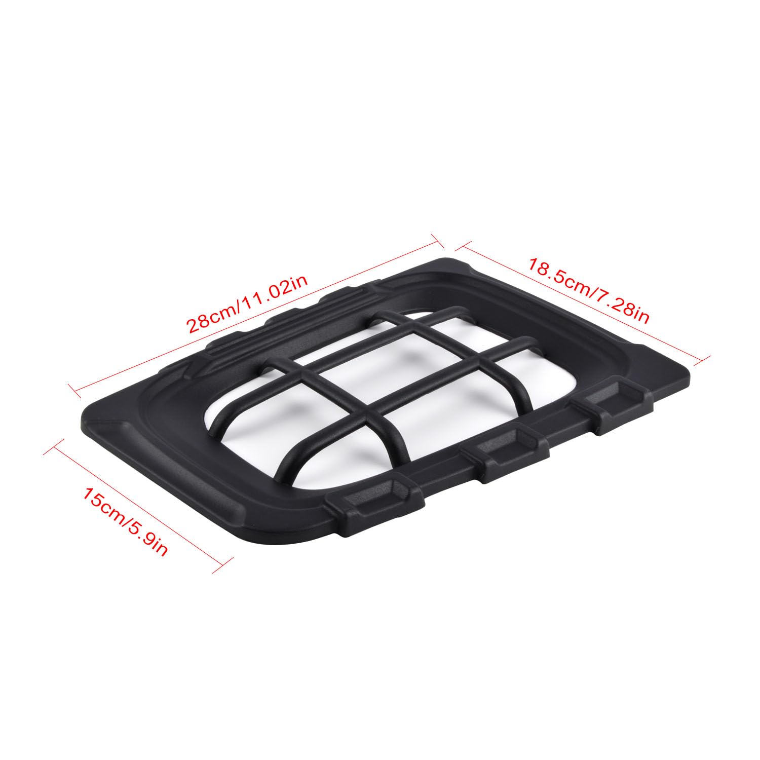 Lichtschutz für for SUZUKI Jimny JB64 Sierra JB74W 2019-2023 Zubehör, Vorderer Nebelscheinwerfer-Schutzabdeckung 1 Paar