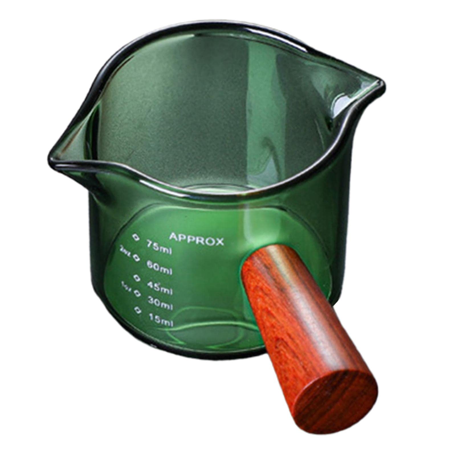 DAOUXIAOSP Glass Measuring of espresso, Green