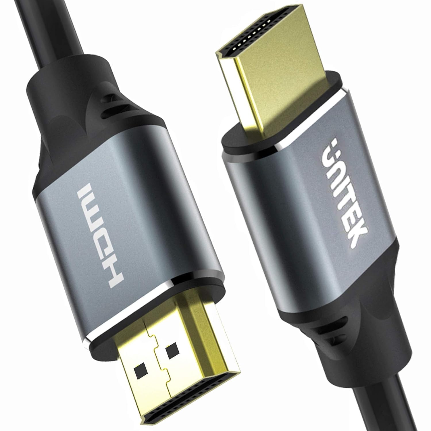 UNITEK HDMI 2.1 Kabel, 1,5 m – Ultra High Speed, 8K@60 Hz / 4K@120 Hz, eARC, Aluminiumgehäuse