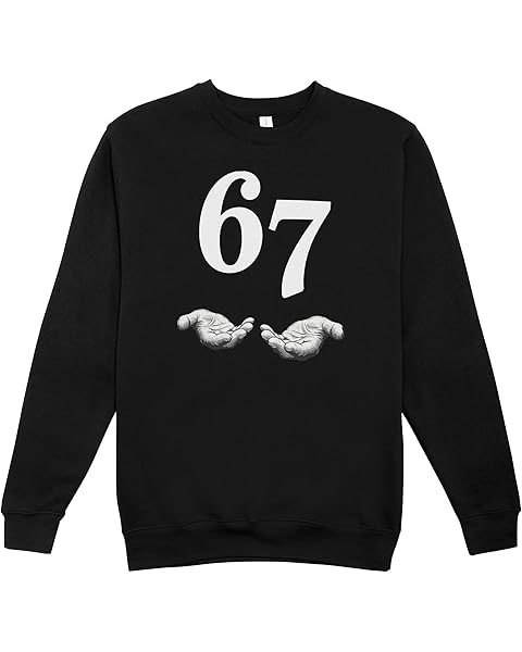 67th Birthday Unisex Pullover Hoodie, Graphic Design Sweatshirt in Black, Red, Orange, Birthday Gift Apparel for Men and Women
