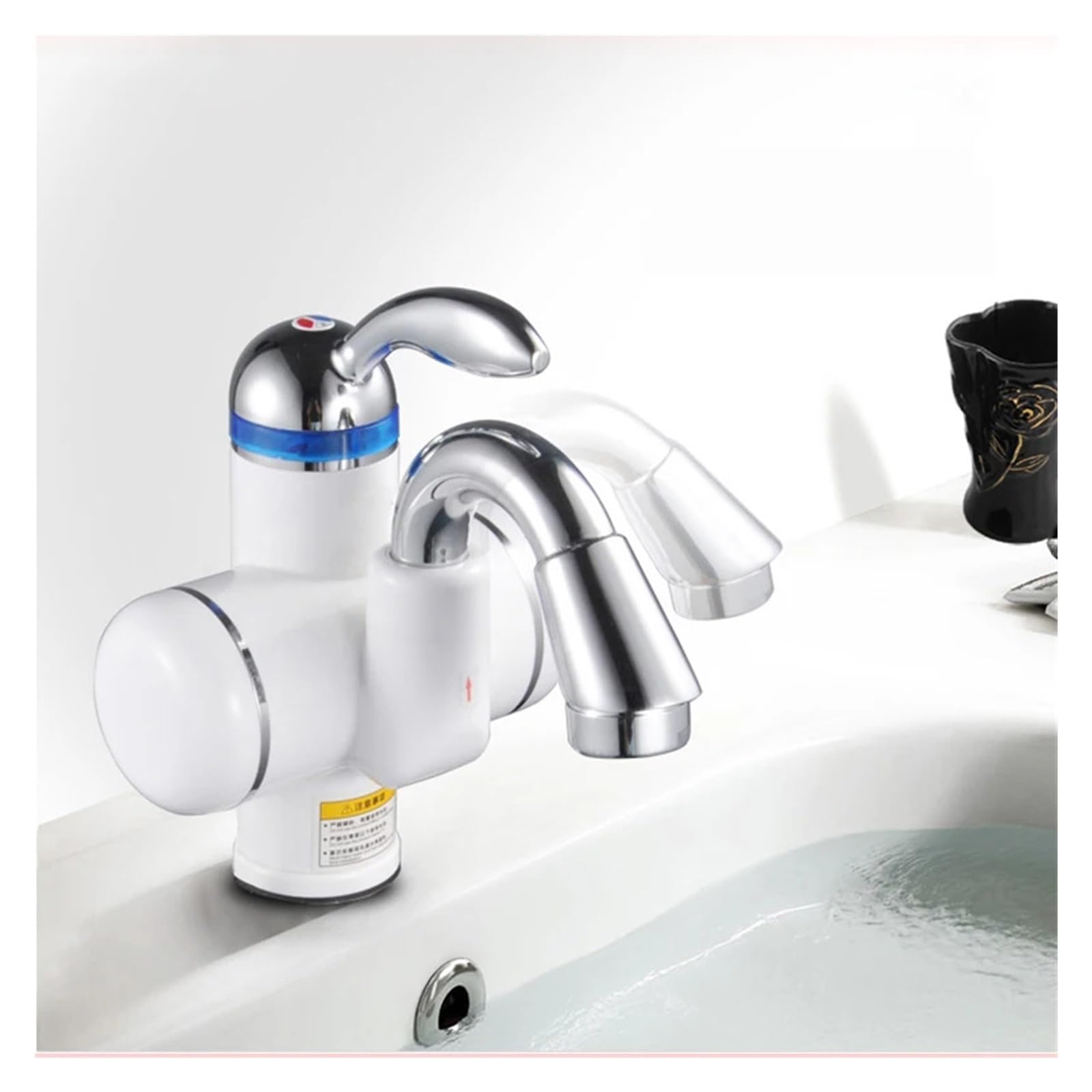 Scaldabagno Elettrico Istantaneo 3000W Rubinetto Caldo Istantaneo Cucina Rubinetto Elettrico Riscaldamento Acqua Scaldabagno Istantaneo La Sicurezza Efficiente(C30D4)