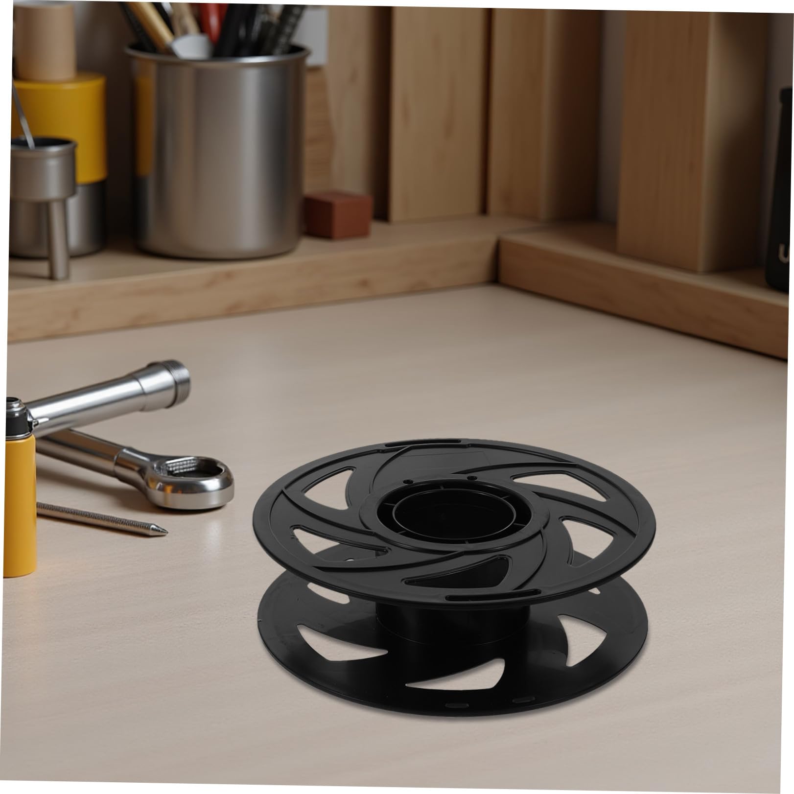 Alipis Carretes de Almacenamiento de Filamento 3D, 6 Piezas de Plástico Reutilizable Diseño Ligero y Desmontable, Soporte Adecuado para Filamentos Pla ABS Petg en Impresoras 3D