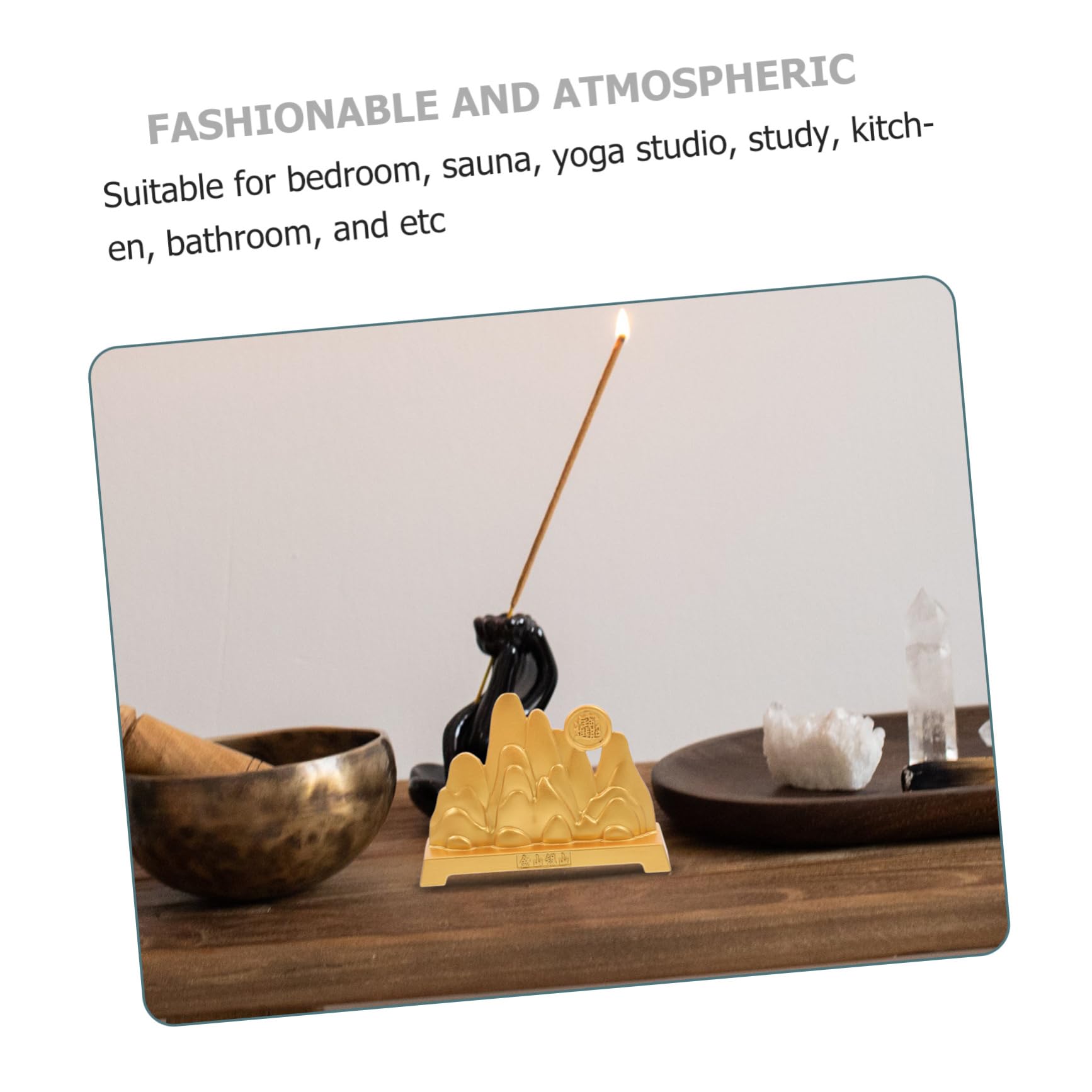 Amazon.co.jp: CORHAD デスク装飾用 山の像 アルミ合製 山の彫刻