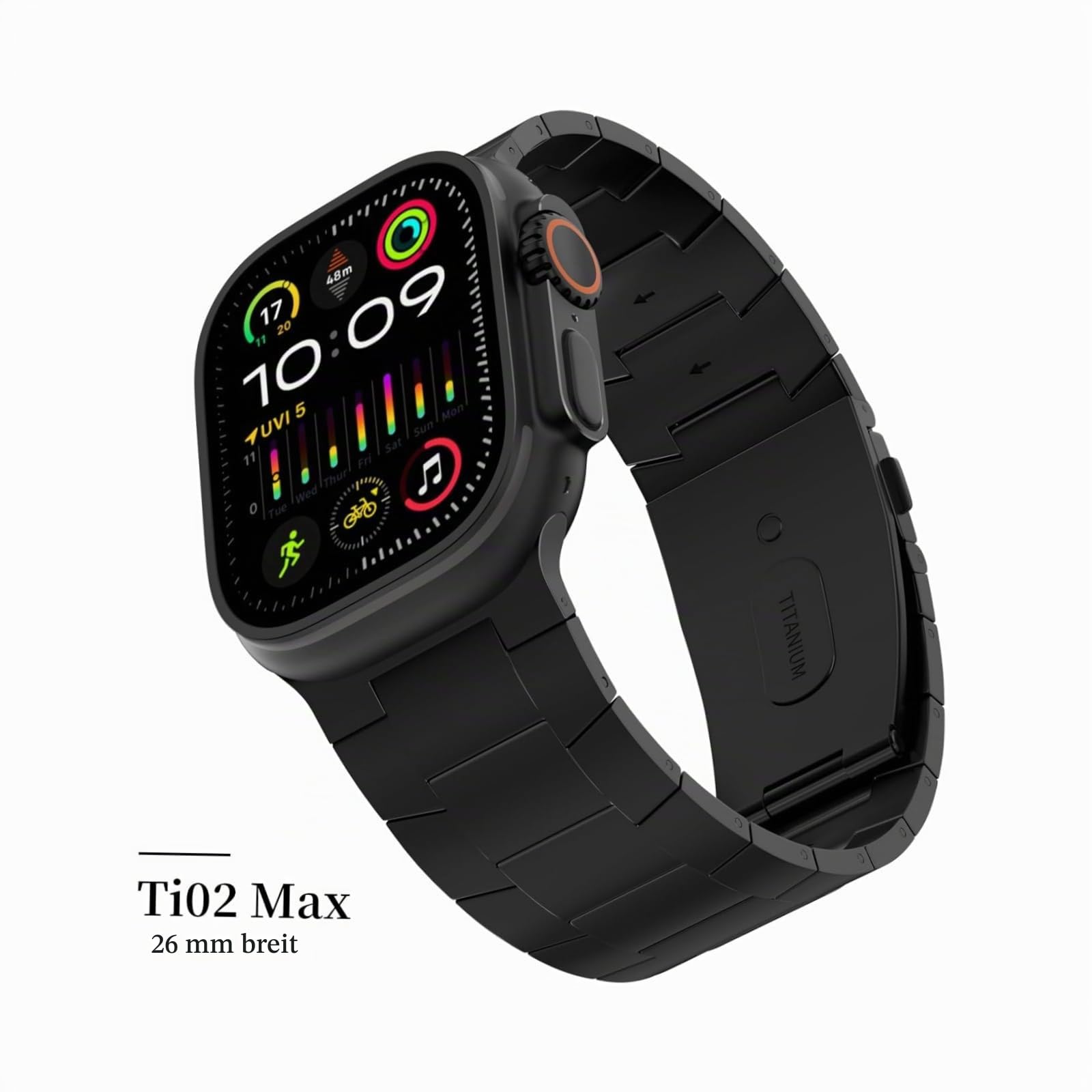 ACESTAR Titan Armband für Apple Watch Ultra 3/2/1 49mm