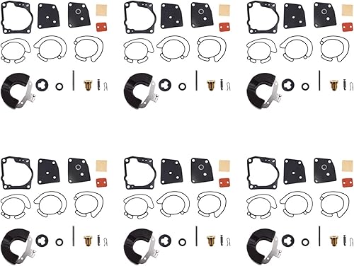 ALL-CARB Kit de reparación de carbohidratos de repuesto para Johnson Evinrude V4 V6 (90-175hp) 18-7247 436852 438996