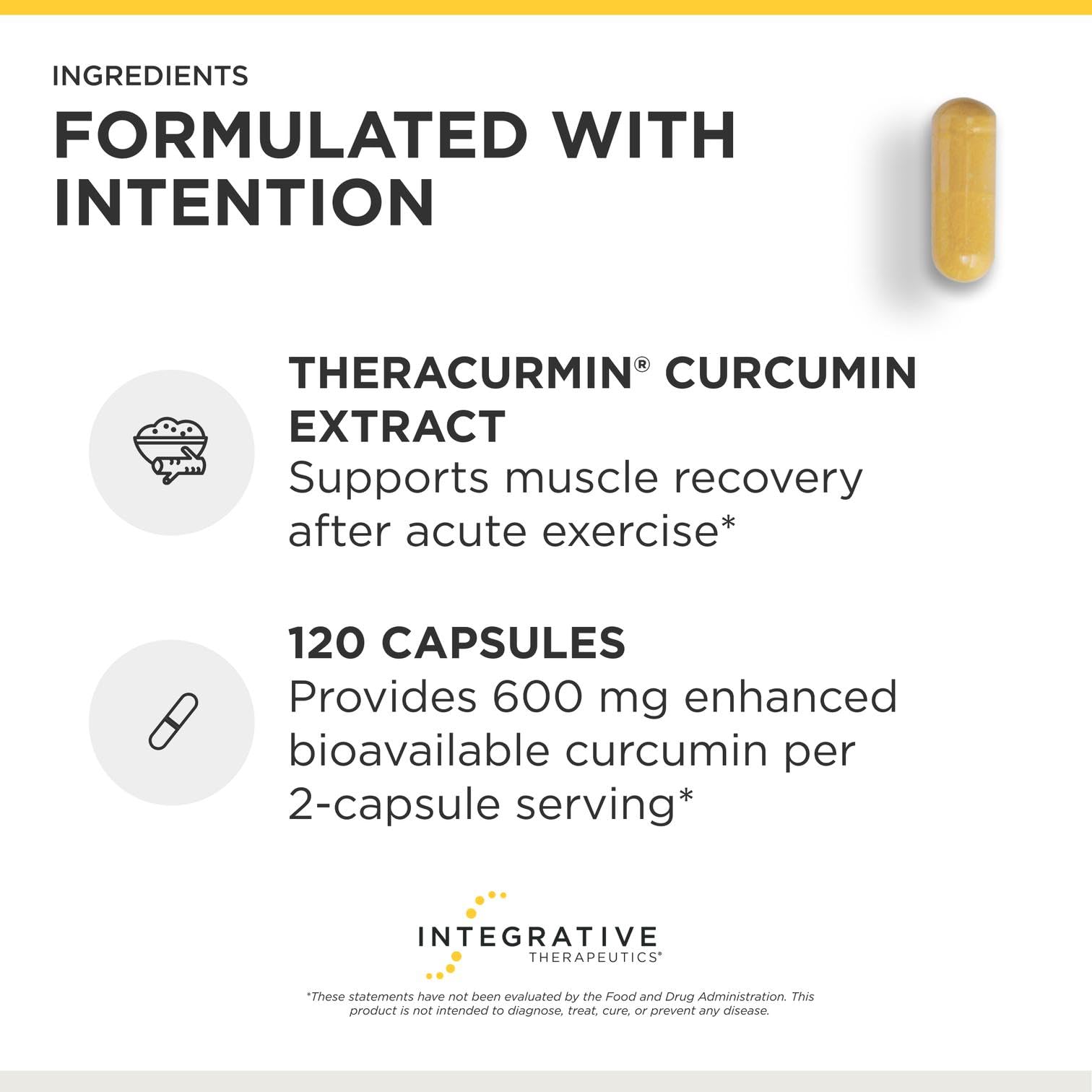 Integrative Therapeutics Theracurmin HP Turmeric Supplement, 120 Capsules — Amazon image 4
