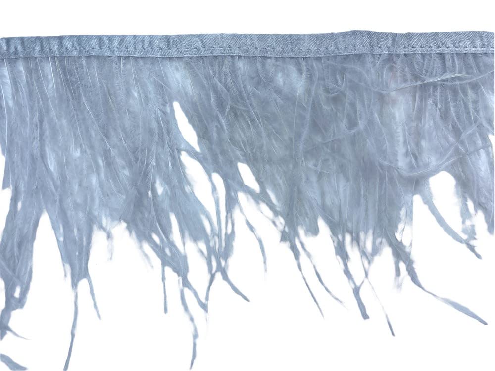 Piume Struzzo Naturali - Passamaneria 50 Cm Per Abbigliamento E Accessori - Foto 5