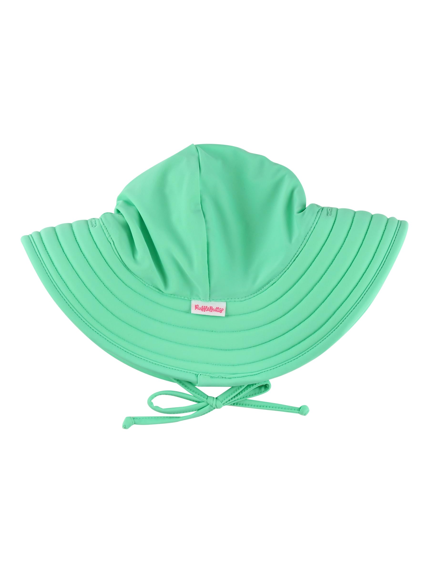RuffleButts Toddler Girls UPF 50+ - Wide Brim Sun Hat
