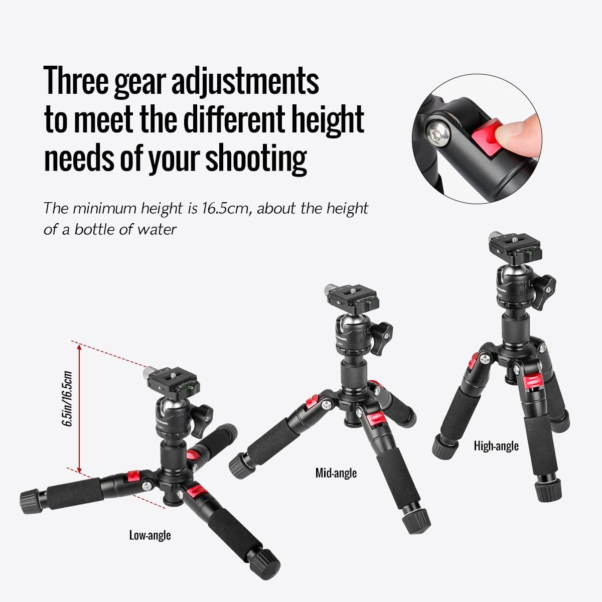 Rеvіеw Koolehaoda Camera Mini Tripod, 20in / 1.5LB Aluminum Alloy Compact Tabletop Mini Tripod with 360 Degree Ball Head for DSLR Camera Video Camcorder