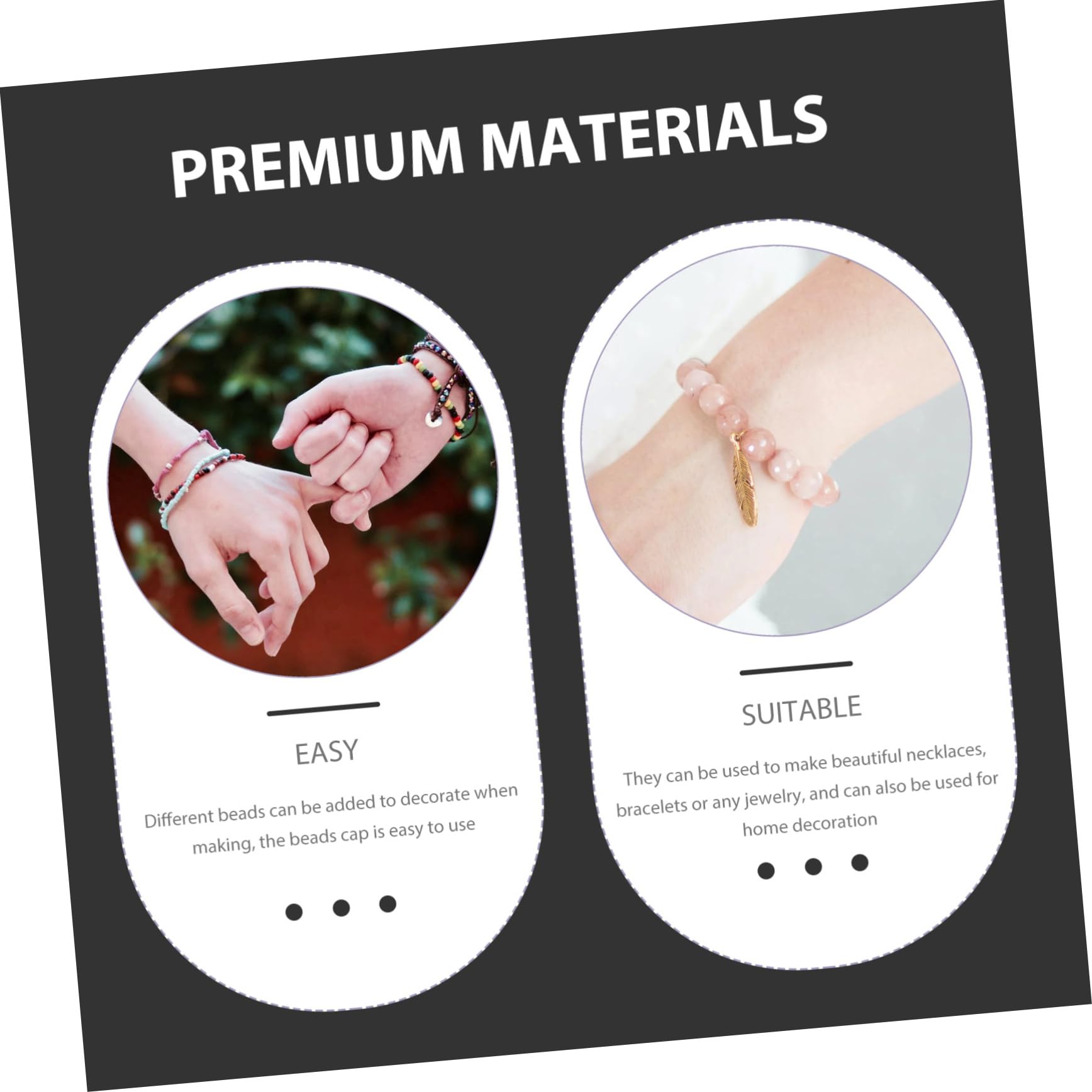 ERINGOGO Jewelry Making Beads Caps 5pcs Alloy Flower Bead Caps Diy Bracelet Necklace Earring Charms