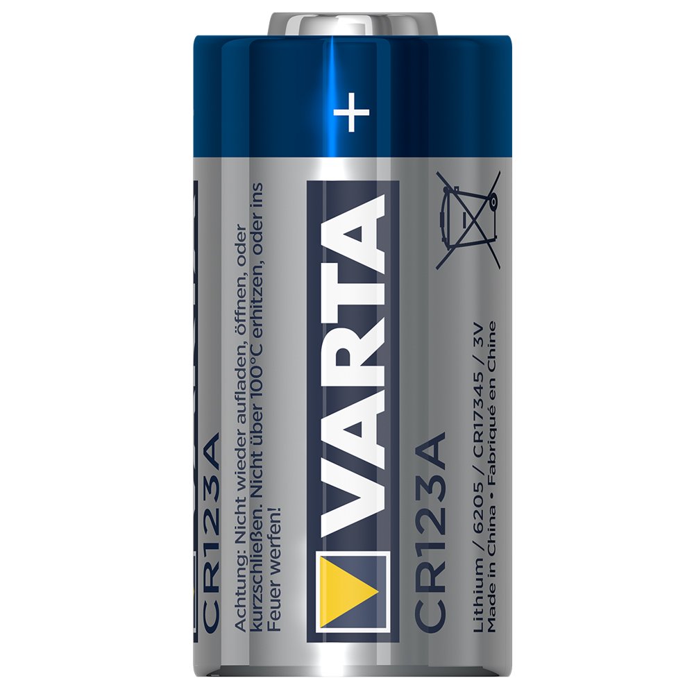 Varta CR123A Bateria Jednorazowa, Srebrny, 2 sztuki x CR123A