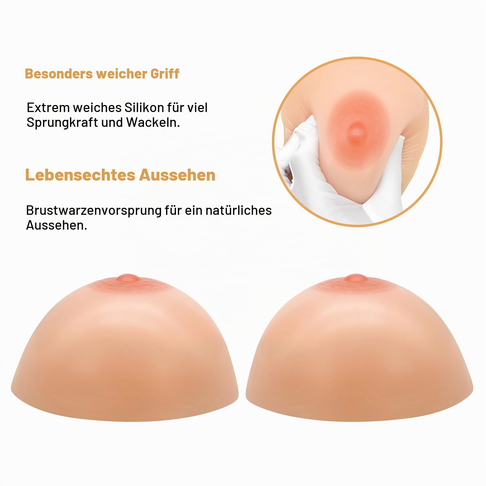 Silikon Brustformen Falsche Brüste Brustprothesen Crossdresser Transgender Mastektomie Prothese Gefälschte Brüste DD Cup 1200g/Paar