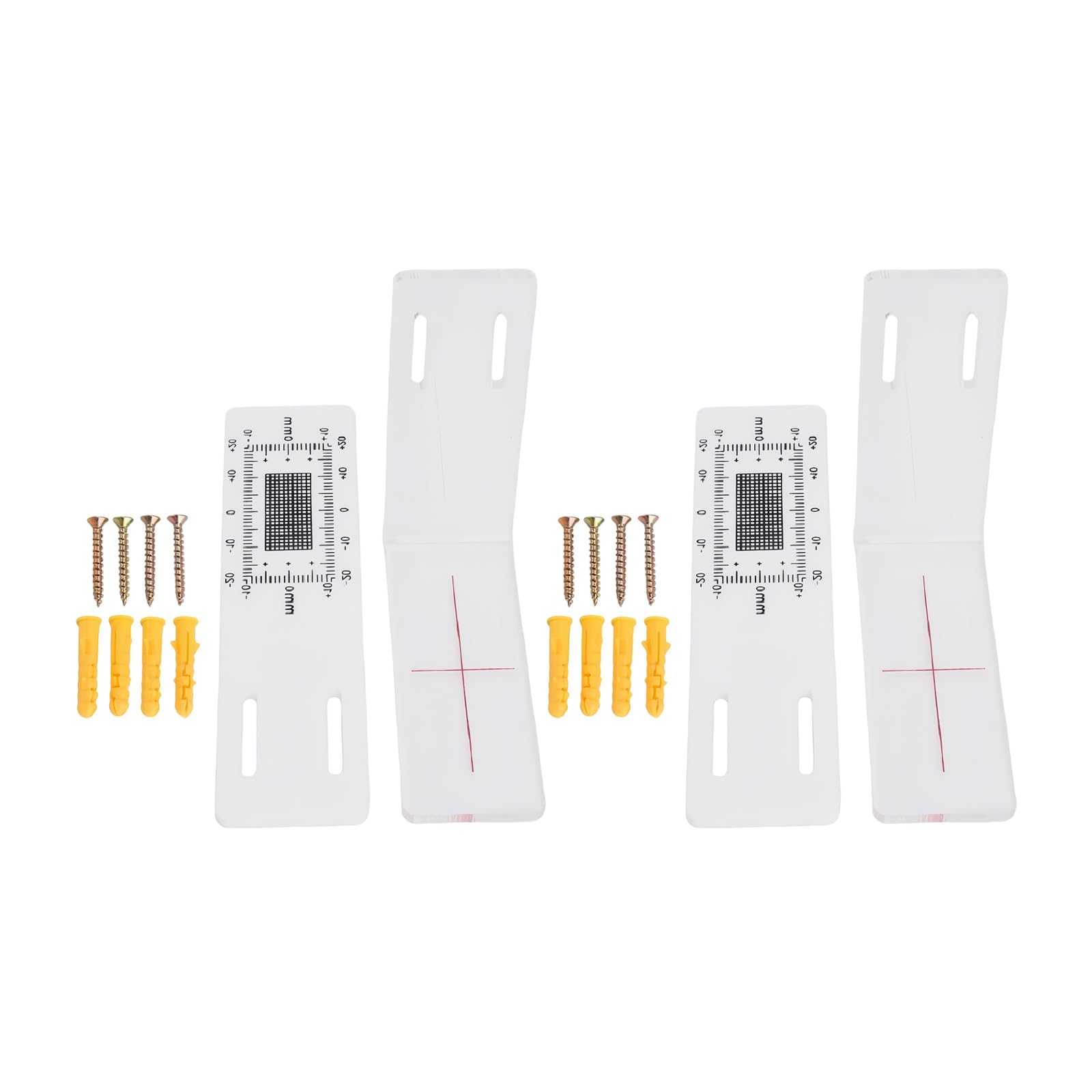 Btgghytr 2 Packs 2 / 4Pcs Gauge Monitor, Measuring Instrument For Monitorings Wall Deformation And Record Instrumen Gauge