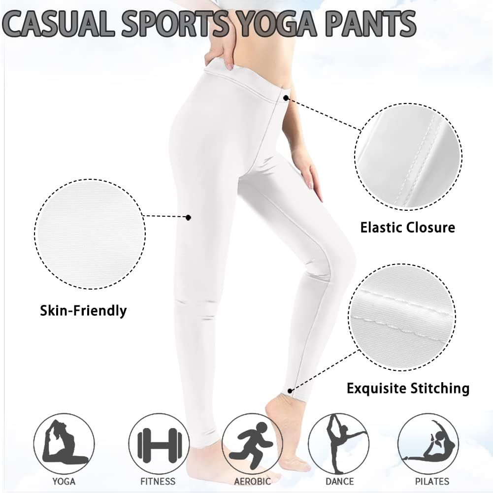 NDISTIN Women's High Waisted Yoga Pants Athletic Sports Running Leggings Full Length Tummy Control Printable