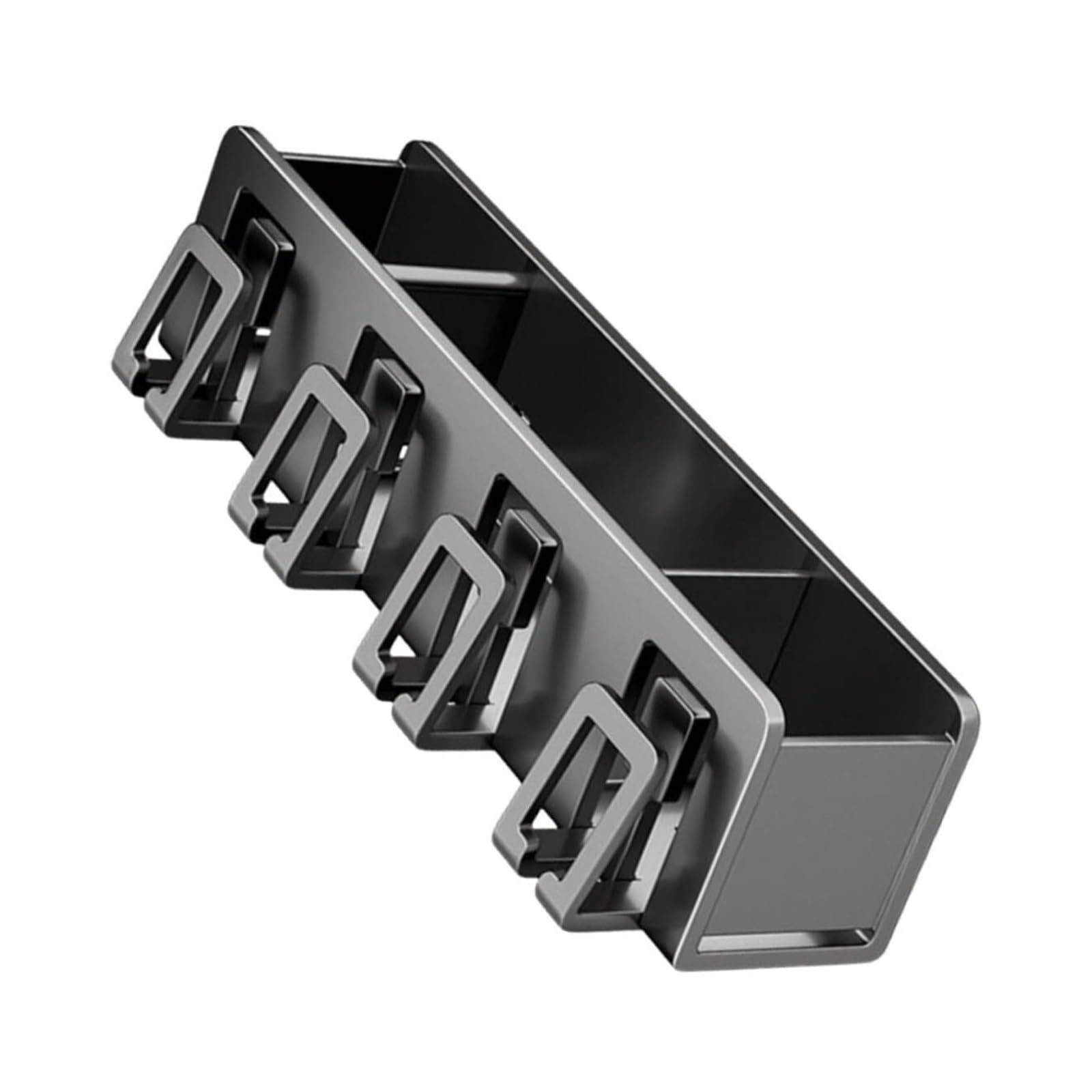 Portacepillos de Dientes Organizador de cepillos Dientes Elegante, Soporte for Cepillo uñas montado en la Pared, Almacenamiento Tazas Vaso de Enjuague bucal Reutilizable