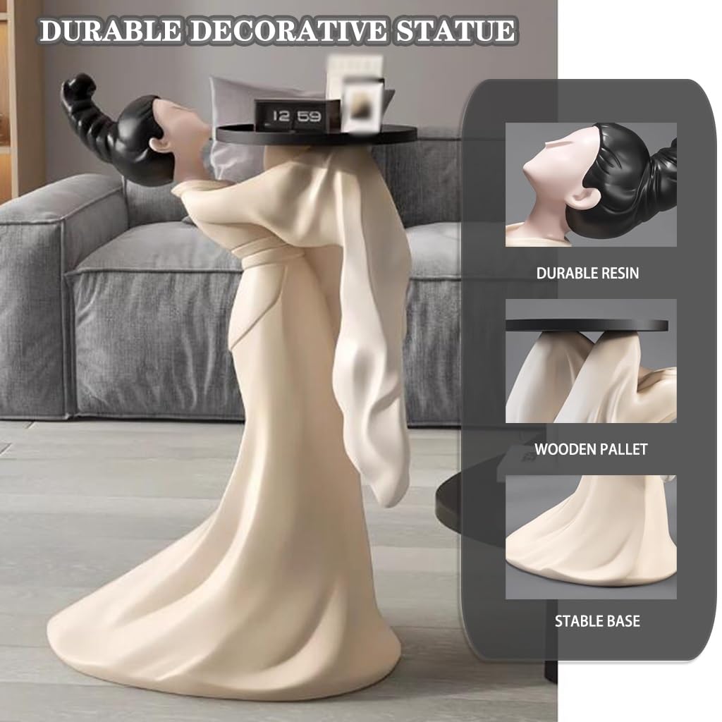 Amazon.com: Butler Statue with Tray Floor-Standing Ancient Girls