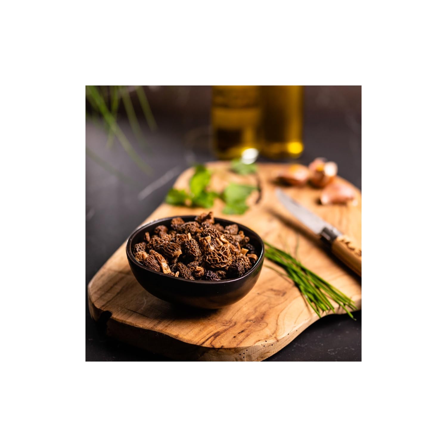 BORDE Mini Morilles Séchées 90 g – Champignons Sauvages de Qualité Premium, Goût Intense et Raffiné