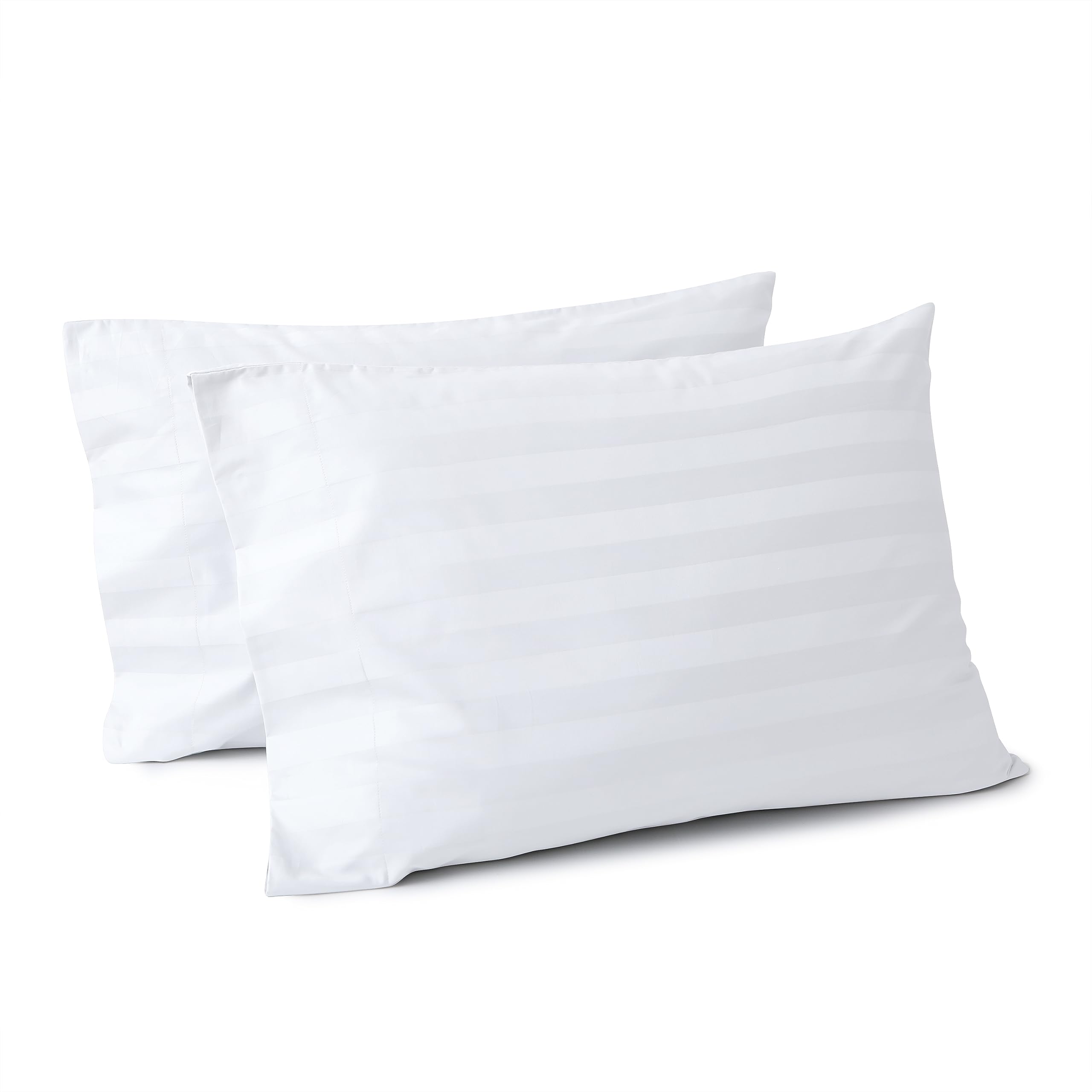 Juego De 2 Fundas De Almohada De 800 Hilos 100% Algodón Egipcio, Fundas De Almoh