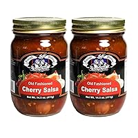 Vista 14 de Amish Wedding Kettle Cooked Salsa, Thick and Chunky Pack of 2 14.5 ounce Jars, Pineapple