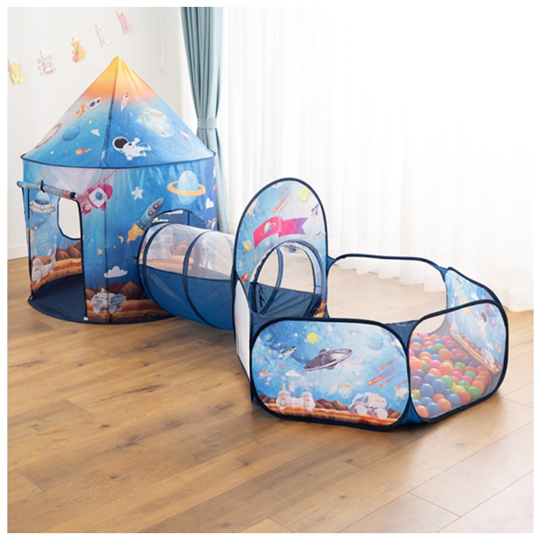 Tenda Da Gioco Pieghevole Per Bambini - 100x100x135cm, Con Borsa Trasporto | Per Interni Ed Esterni - Foto 9