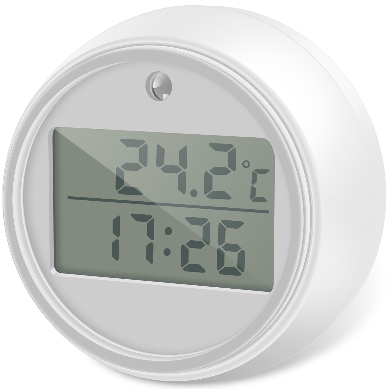 A Thermometer für Eisbad, mit Timer, Wasserthermometer, wasserdicht, IP66, mit klarer Anzeige, Blitz, 1,7 x 1,1 Zoll, Kalt-Tauchthermometer, Thermo-Thermo, digital
