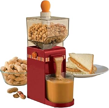 Electric Peanut Butter Maker, 500ml Nut & Grain Grinder, Removable Grinding Disc, Anti-Slip Base for Peanuts, Almonds, Cashews, Hazelnuts, Home Kitchen Use