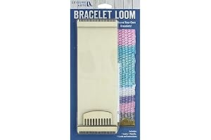 Leisure Arts Loom Bracelet Weaving Kit - Perfect for Bead Loom Bracelets and Friendship Bracelets