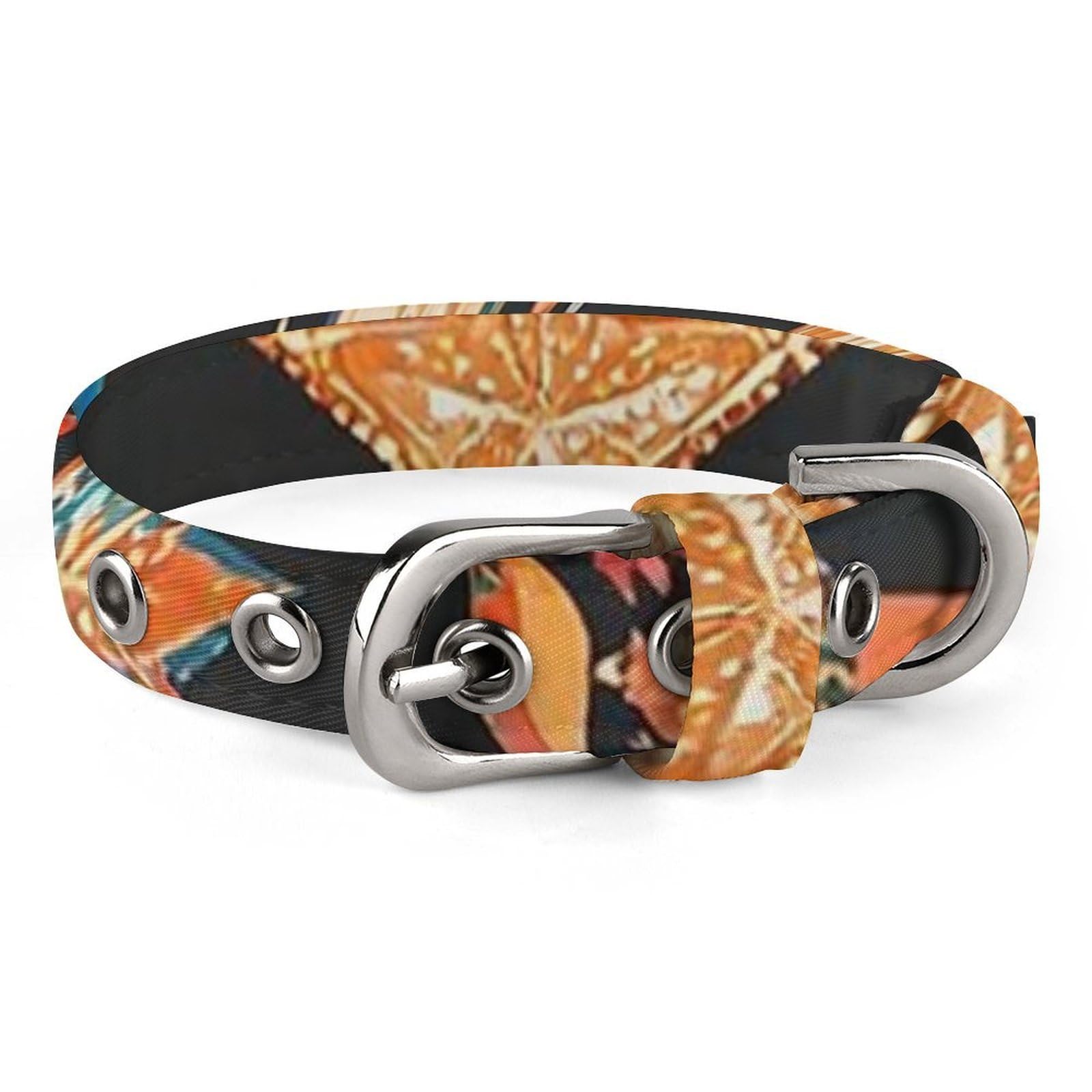Collier pour chien avec boucle en métal robuste et sangle douce réglable