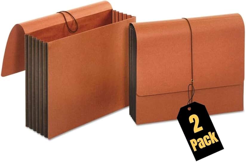 expandable folder with flap