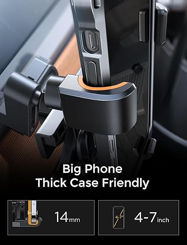 Miniatura 6 de AINOPE Soporte de montaje para teléfono Tesla, Gravedad de actualización para Tesla Modelo 3 Y, soporte de montaje de teléfono, accesorios para