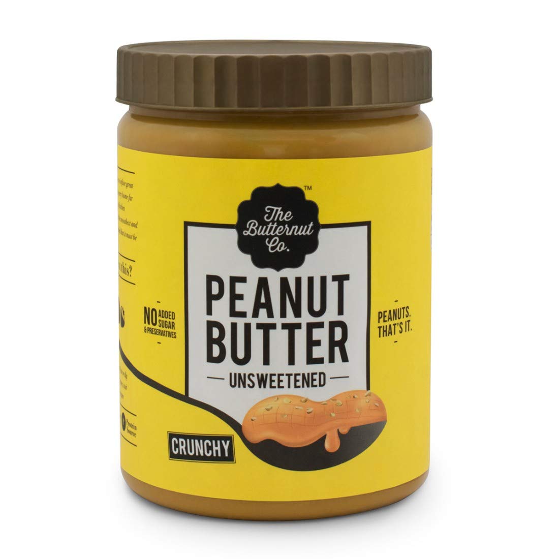 The Butternut Co. 1 Kg Crunchy Unsweetened Peanut Butter & 200 gm Unsweetened Almond Butter - 1.2 Kg Combo Value Pack - Image 3 thumbnail