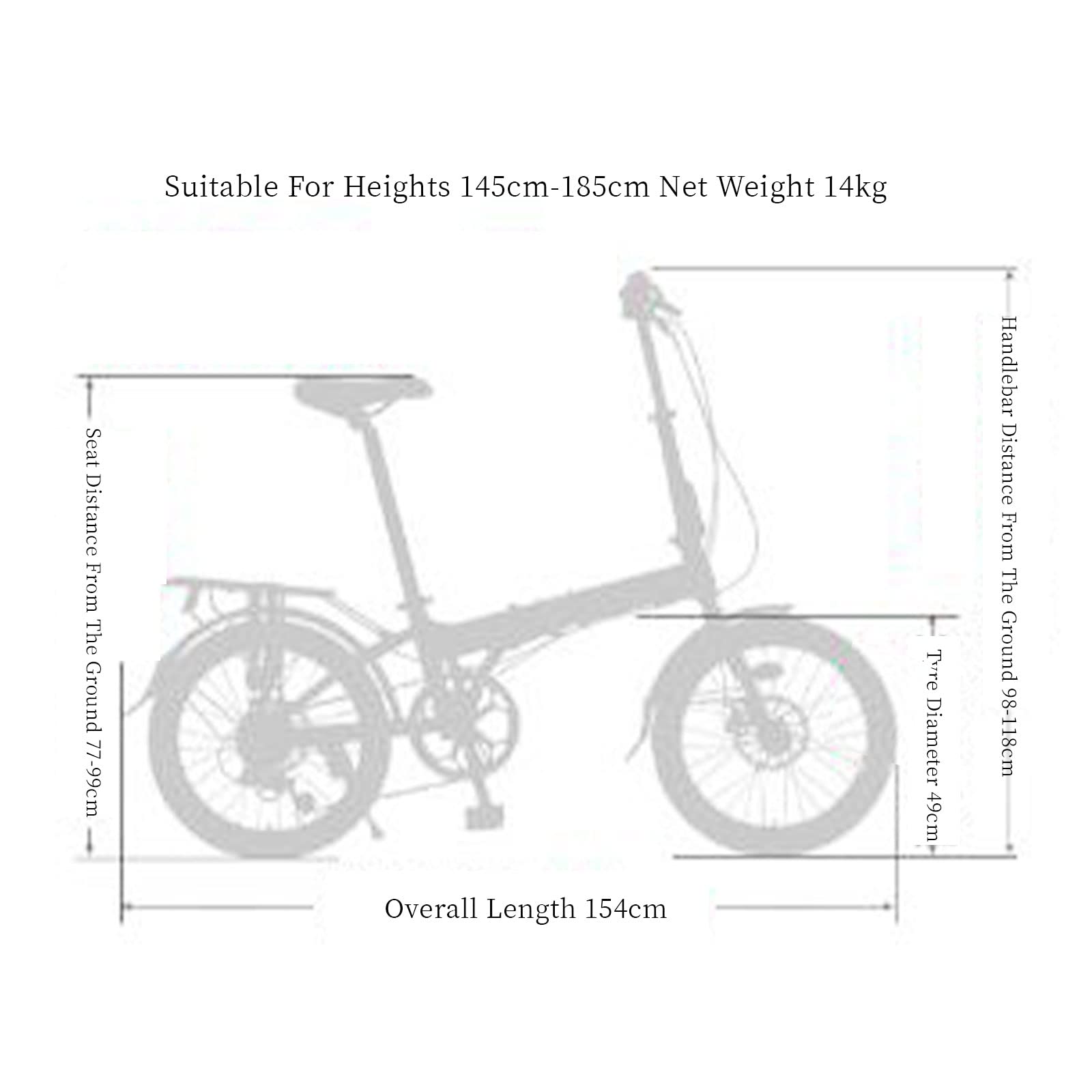 Amazon | 折りたたみ式軽量自転車 - 7速シマノギア付きの20インチ