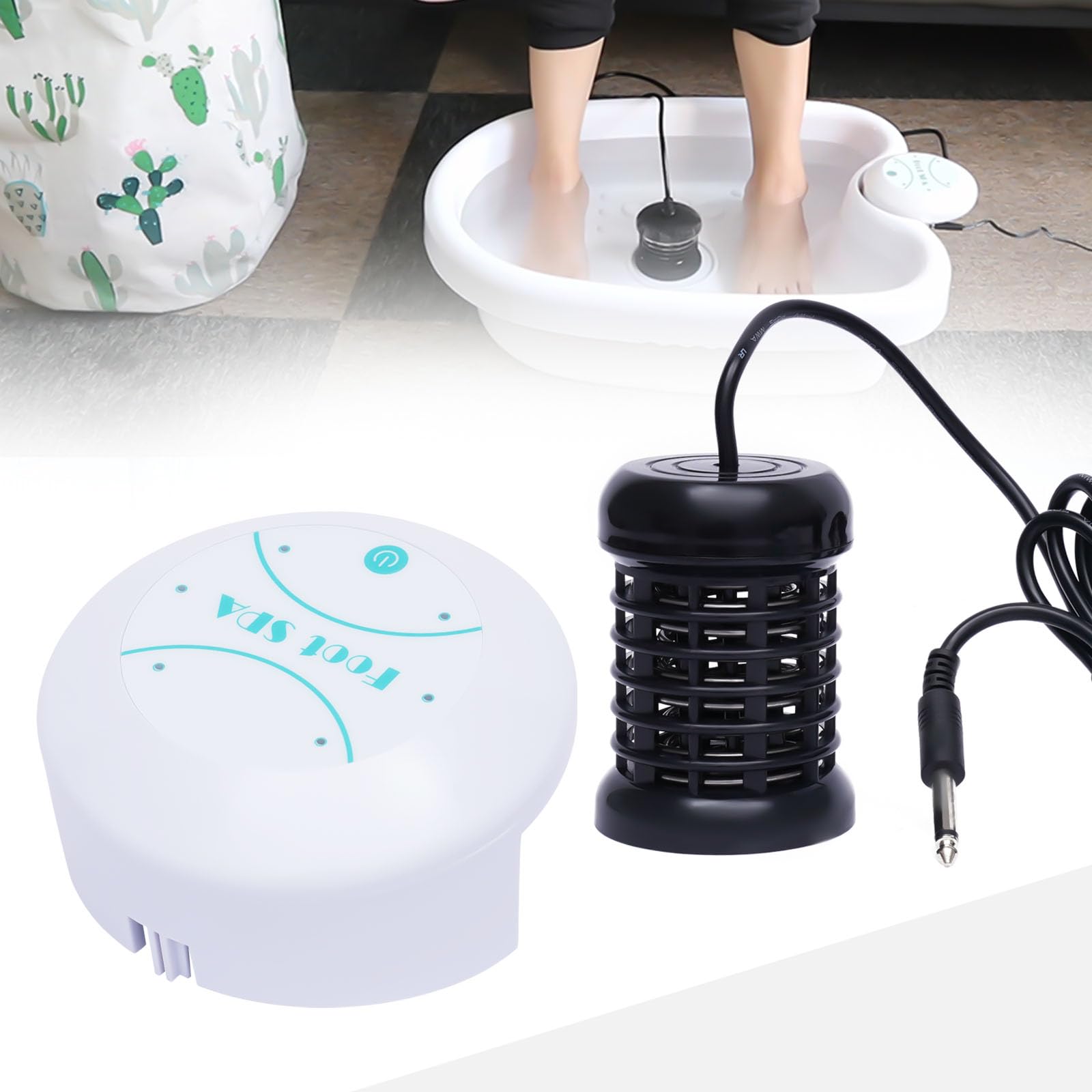 Fenjidrop Ionic Foot Bath Detox Machine, Portable Ionic Foot Spa at Home Detox, Ionic Detox Foot Bath Spa Machine for Home Use Beauty Club Salon, Regain Health & Vitality