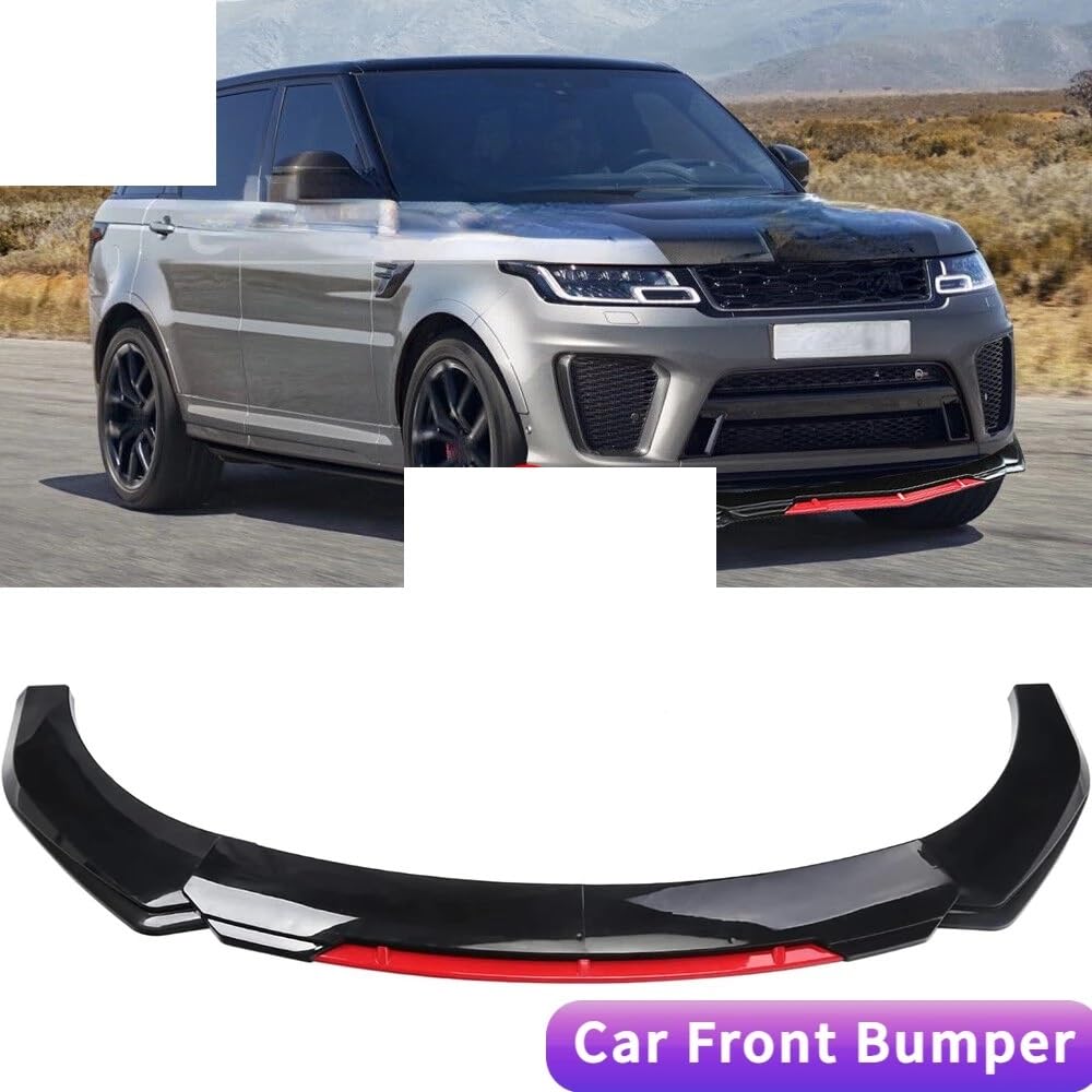przedniego zderzaka Pasuje Do Land Range Rover Sport 2014-2022 Przedni Zderzak Samochodowy Spolier Lip Podbródek Dyfuzor Splitter Zestaw Przepustnicy Powietrza(Gloss Black)