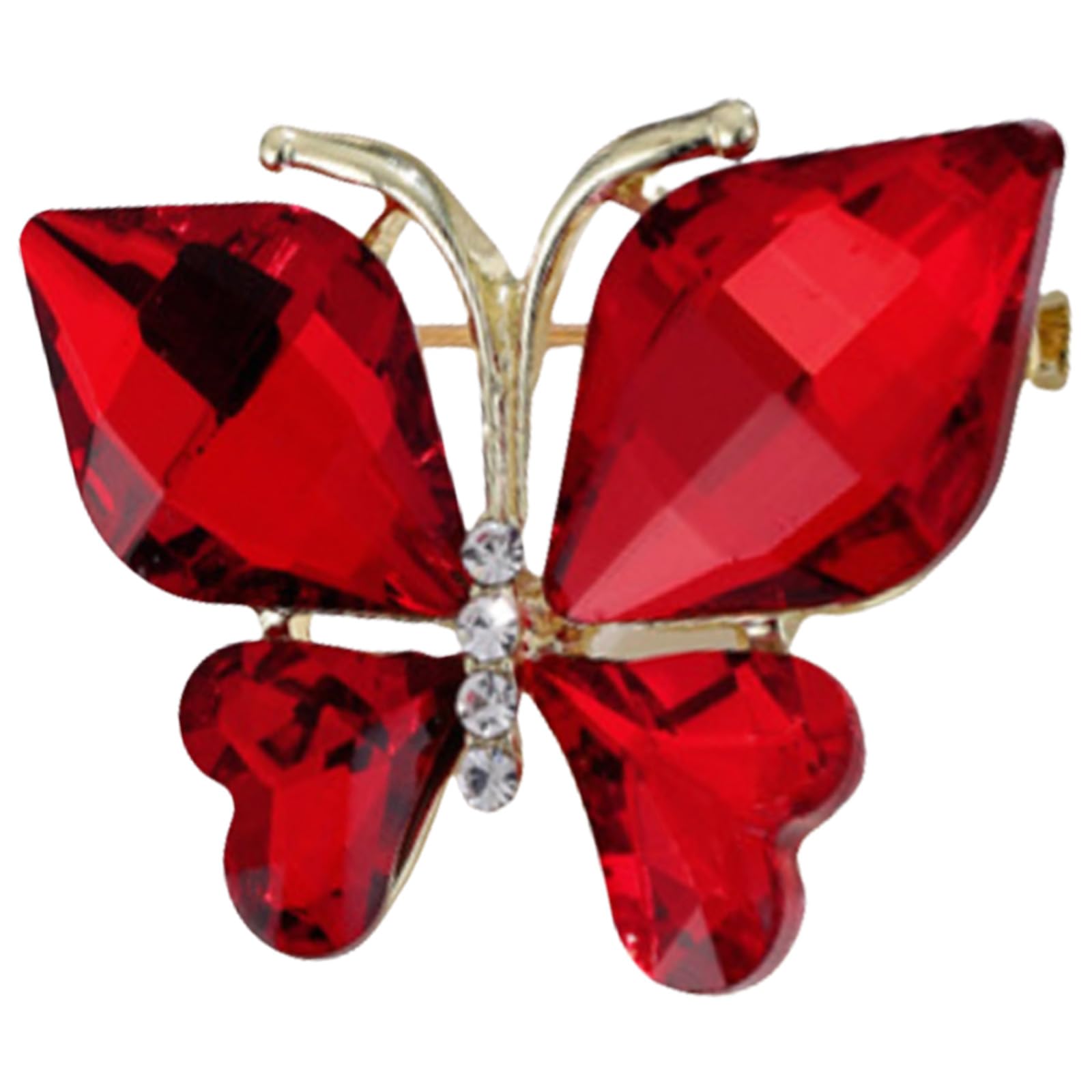 FAIRYGATE Gold Pin for Dress Brooch Crystal Pins Badge Enamel Lapel Brooches for Women Jewelry Decoration for Birthday Dating Party Anniversary UC31 - 3