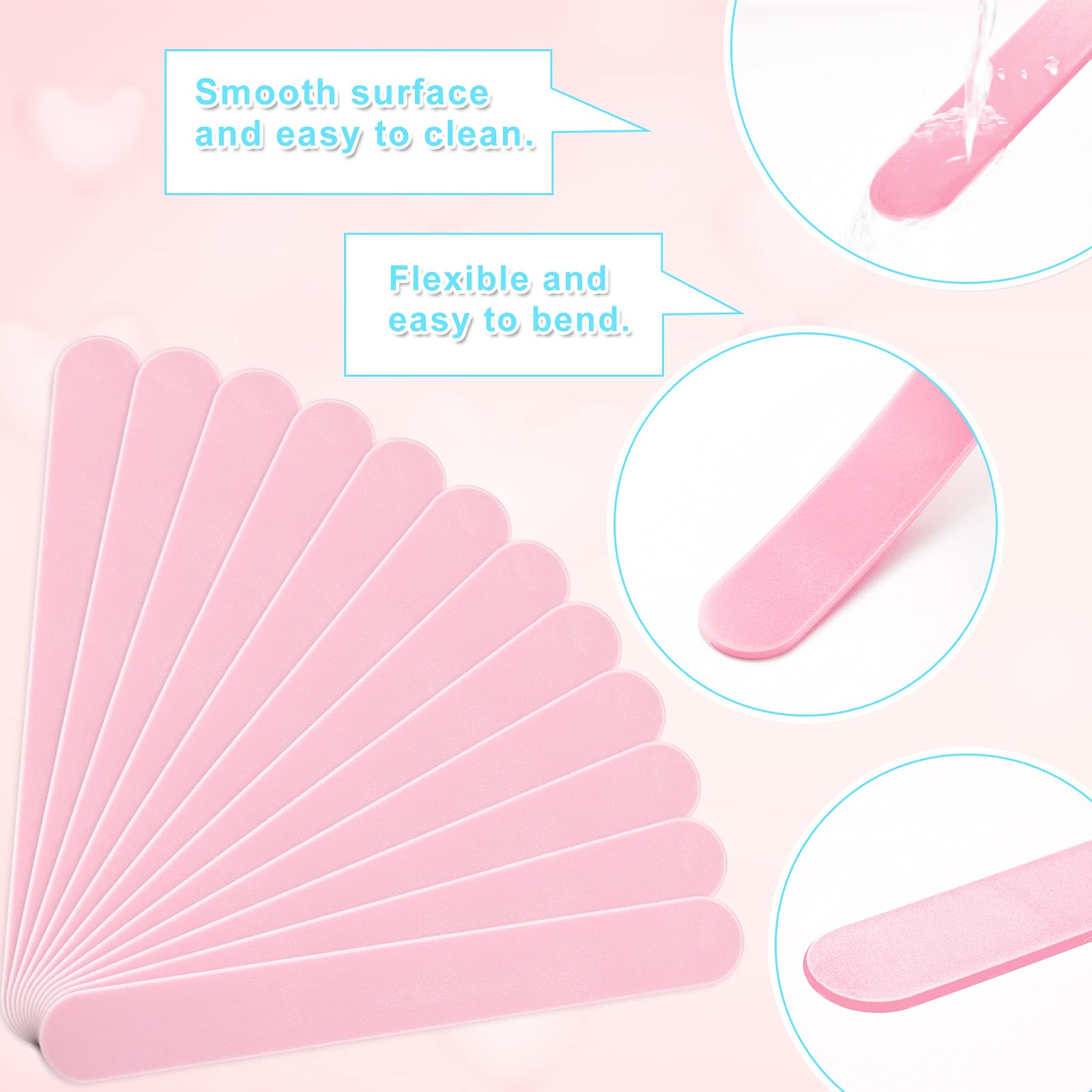Wiederverwendbar Rührstäbchen Sets 15 Stücke Harz Rühren Makeup Stick Silikon Epoxid Bürste Mischen Rosa