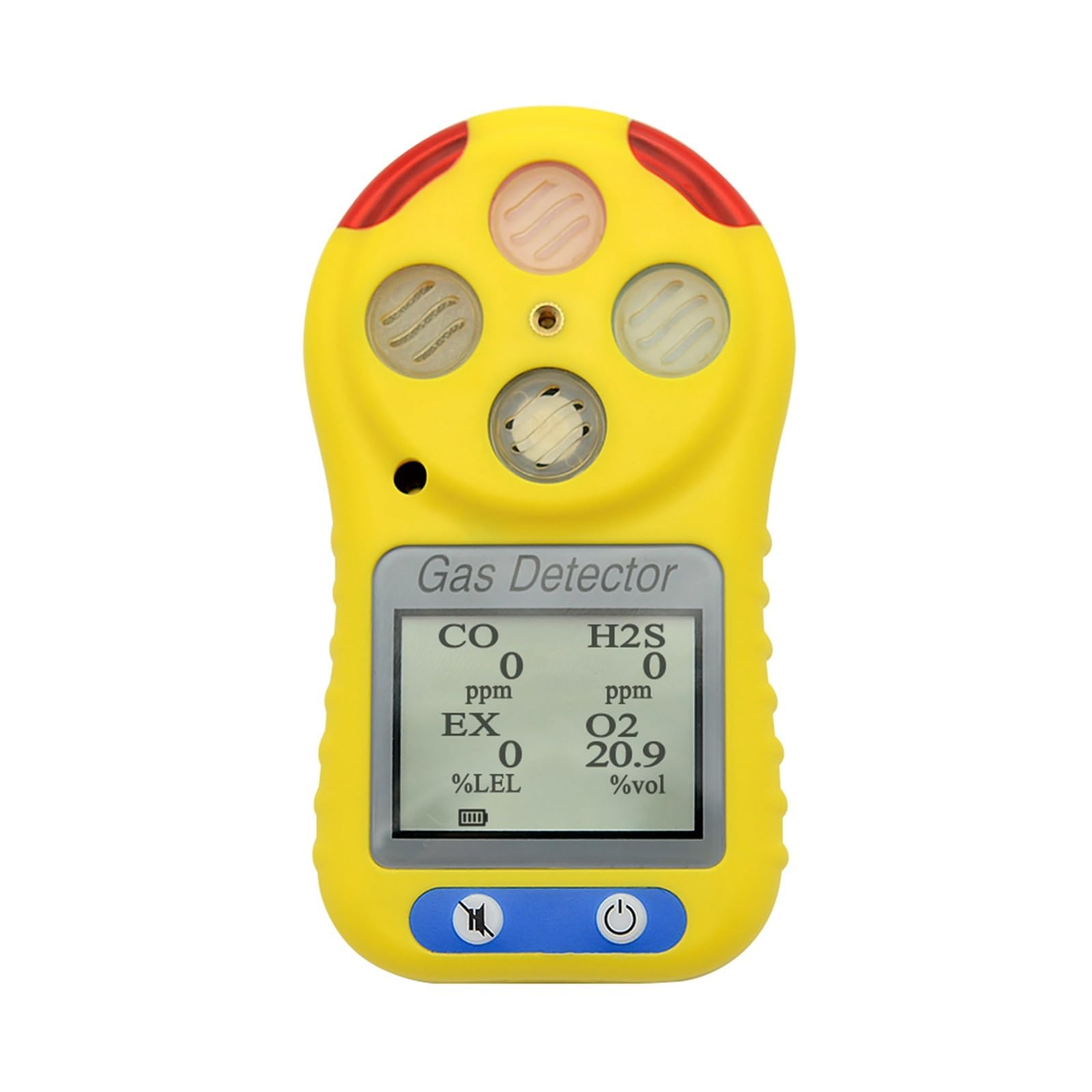 Multi Gas Leak Detector 4 in 1 Handheld LEL CO H2S O2 CH4 Methane Detector