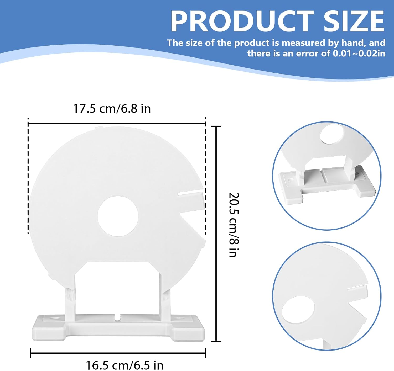 Compatible with Ubiquiti U7 PRO Stand | Access Point Holder with Cable Management Channel | Desk and Wall Mount | Easy Installation-Stable Support-Reduces Clutter | Durable Mount