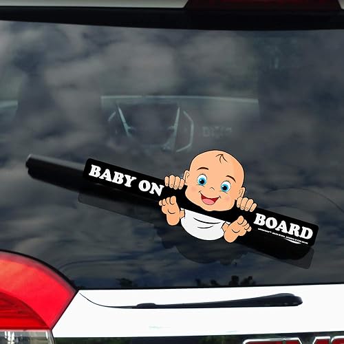 WiperTags Bebé a bordo colgante para limpiaparabrisas trasero