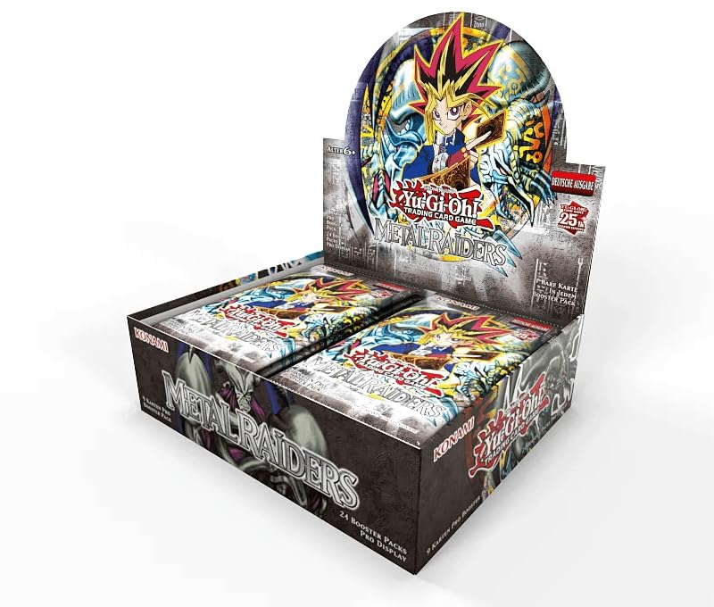 Metal Raiders (25th Anniversary Edition) Display (24 Booster) - MRD - Yugioh - Deutsch - OVP - mit RC-Fieldcenter – Bild 3