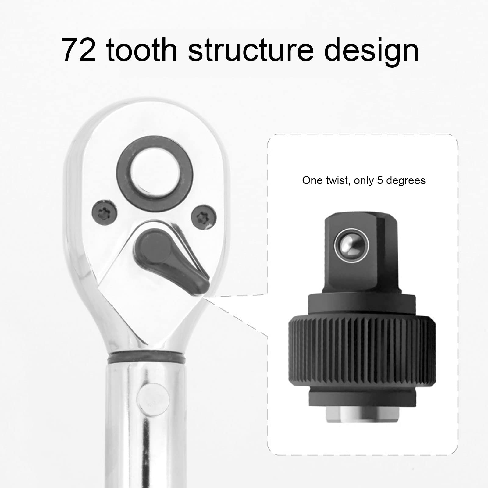 7 Sztuk Klucz Skrętny Drive Click, Klucz Skrętny 3/8 Cala Z Gniazdem świecy Zapłonowej 14mm 16mm I Schowkiem Do Konserwacji Samochodu
