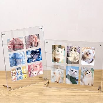 Amazon.co.jp: siawadeky カード ディスプレイケース 4連 全透明