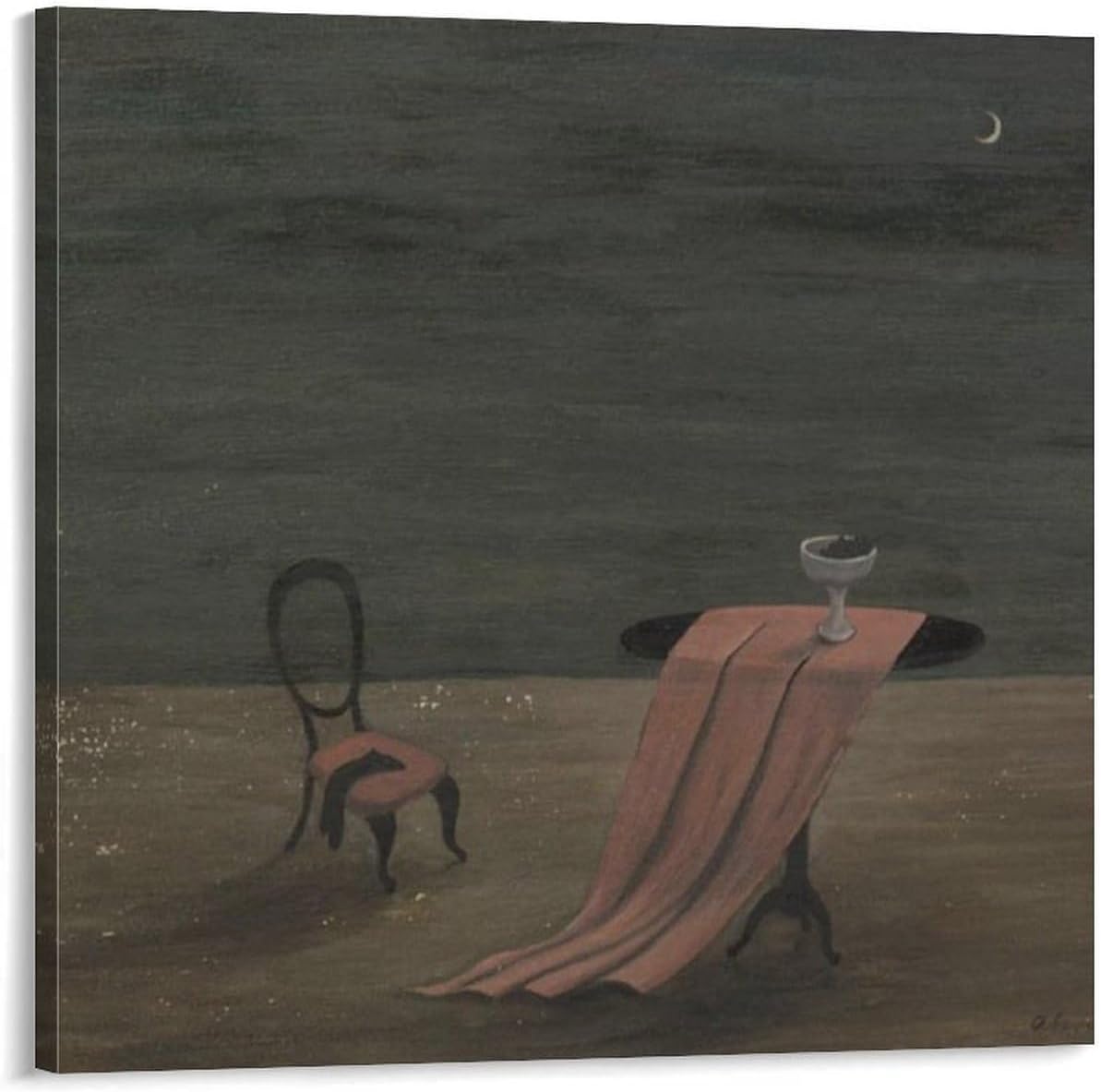 - Gertrude Abercrombie, (American, 1909-1977), The P Print Photo Art Painting Canvas Poster Home Decorative Bedroom Modern Decor Posters Gifts 20x20inch(50x50cm)